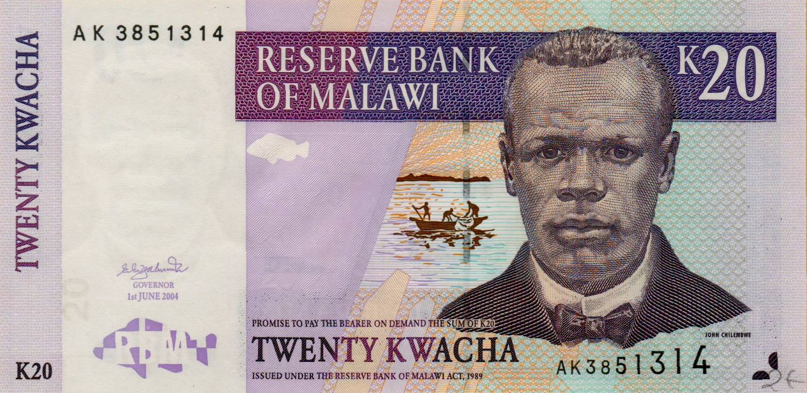 Malawi 20 2006 UNC P-52/a